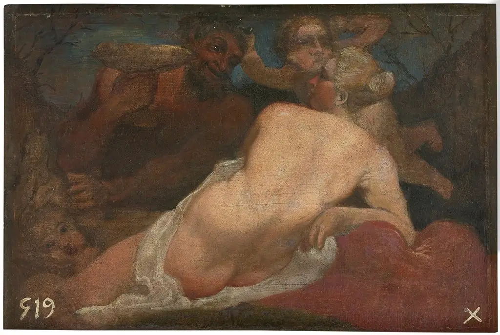Venus and a Satyr