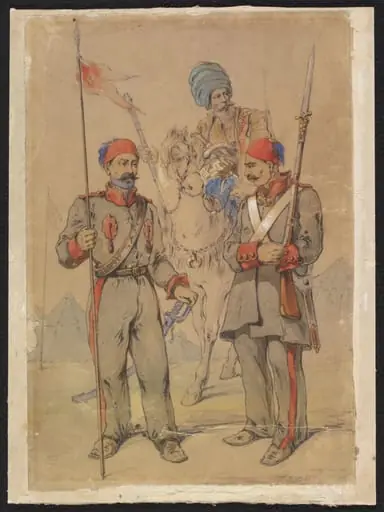 Turkish Soldiers in Summer uniform