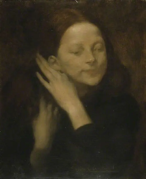Portrait of his daughter, Lisbeth