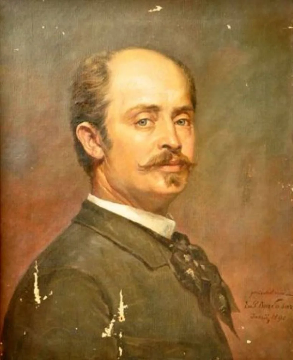 Autoportret la 40 ani, by Emanoil Bardasare-Panaiteanu, unspecified, 1890