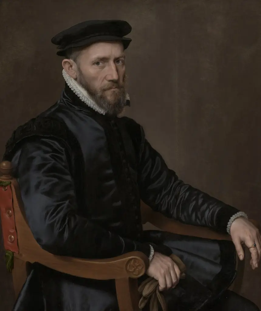 Portrait of Sir Thomas Gresham, pendant to portrait of Anne Fernely