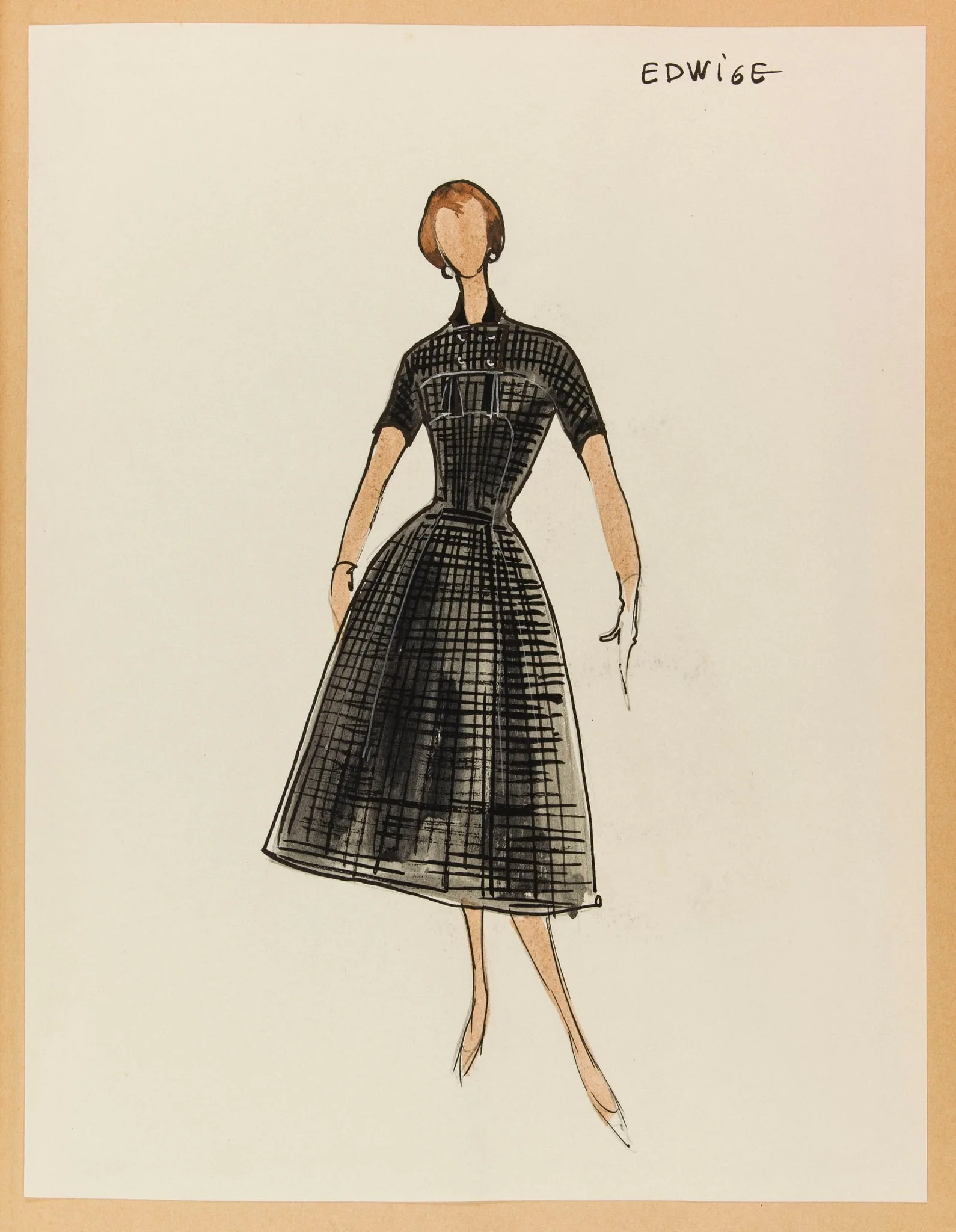 Edwige, by Carven, 1955