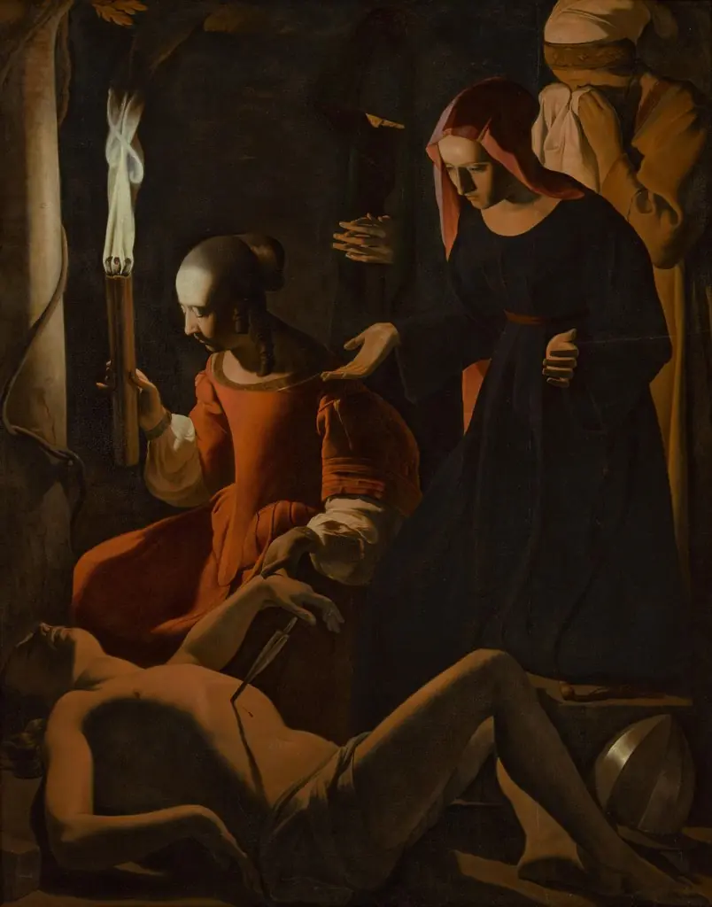 Saint Sebastian tended by Saint Irene