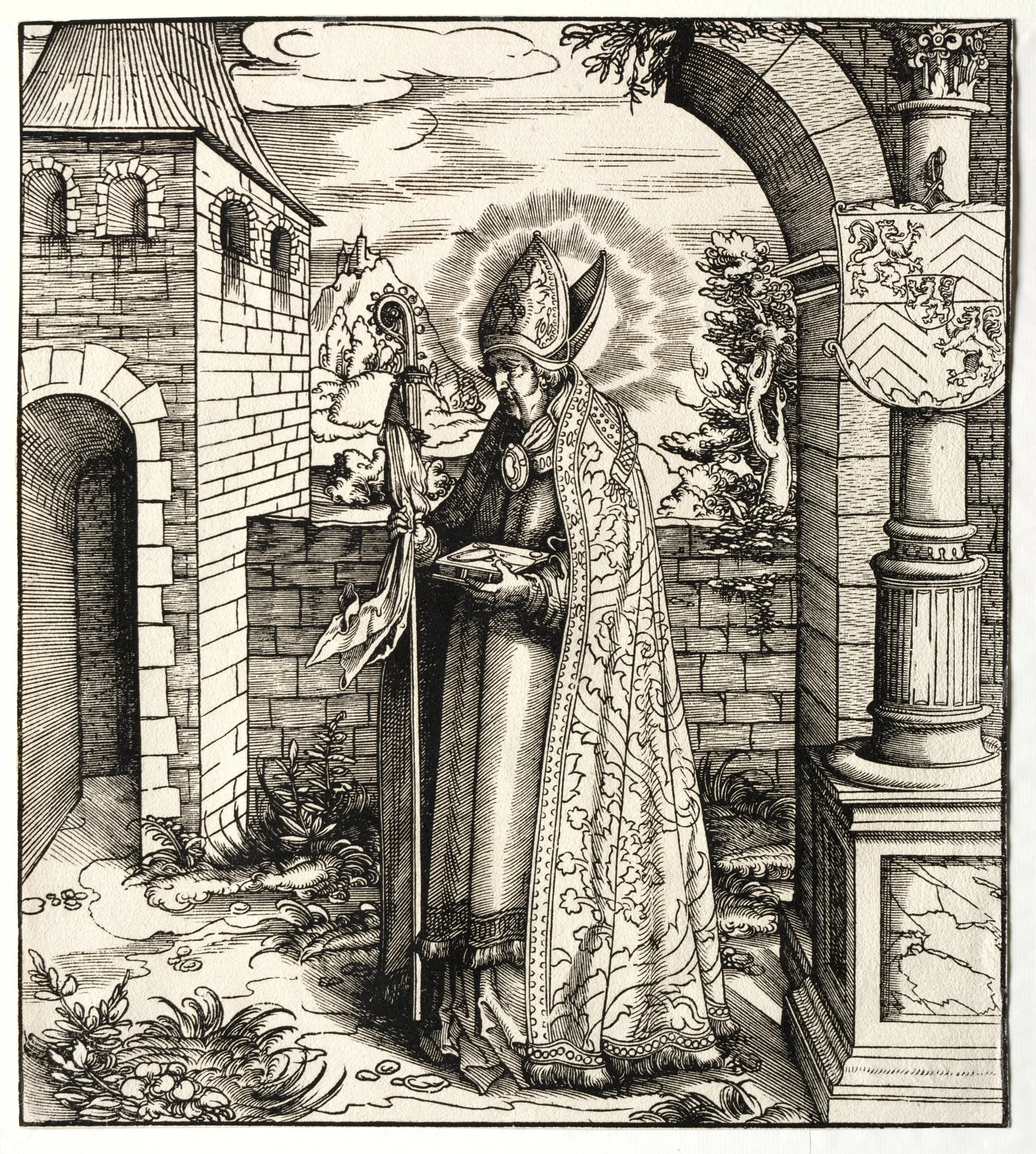 Saints Connected with the House of Hapsburg:  A General Account of the Ancestry of Emperor Maximilian I, by Leonhard Beck, 1521