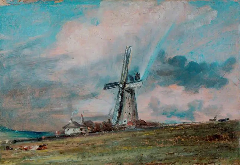 A Windmill on the Downs near Brighton