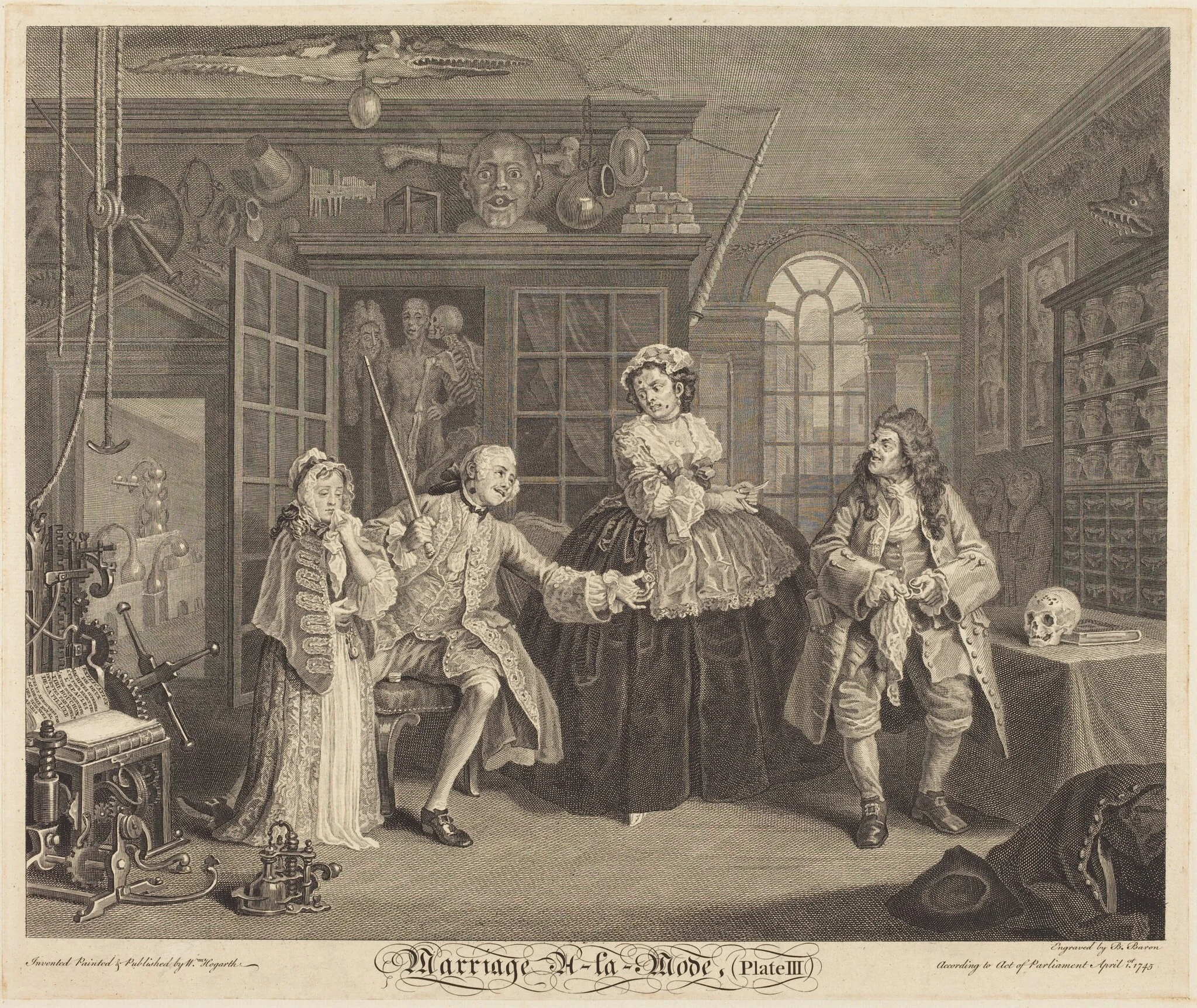 Marriage a la Mode: pl. 3