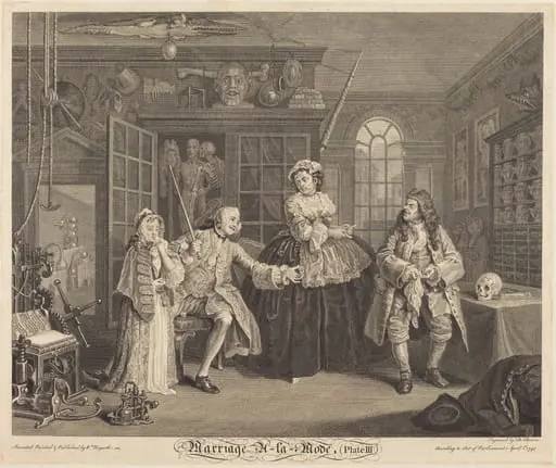 Marriage a la Mode: pl. 3