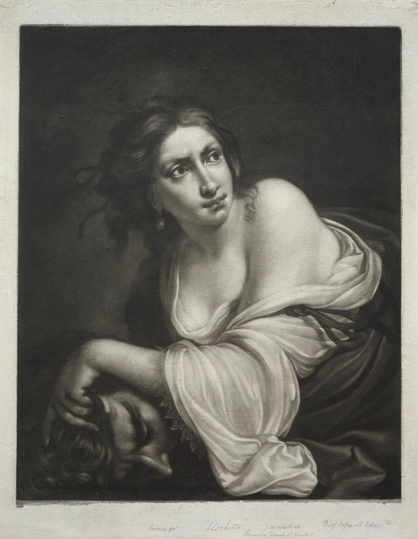Lisabetta, by James McArdell, 1752