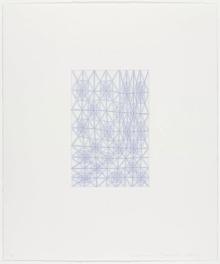 Untitled, by James Siena, ink, 2001