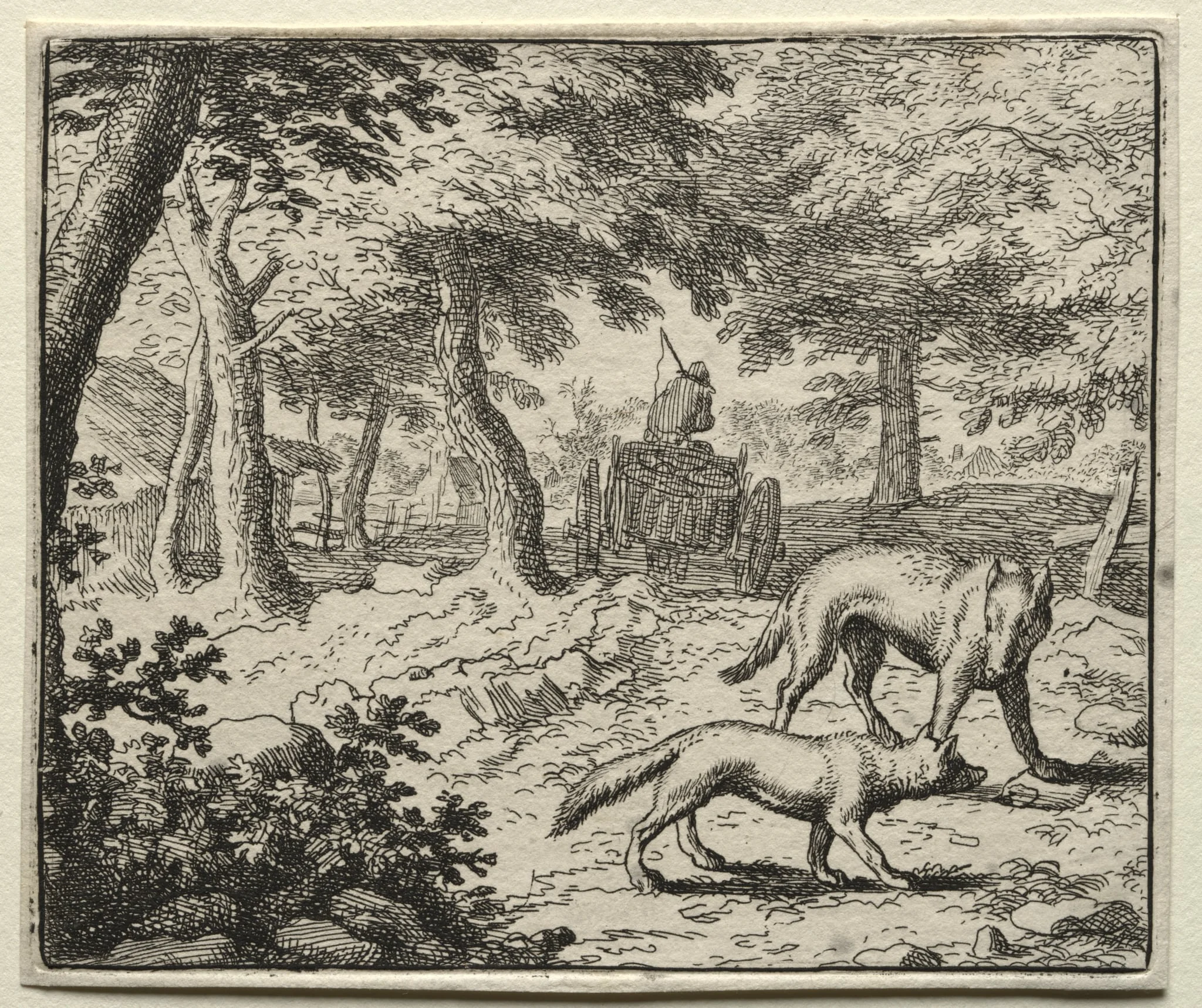 Reynard the Fox:  The Badger's Defense of Reynard, by Allart van Everdingen, 1662