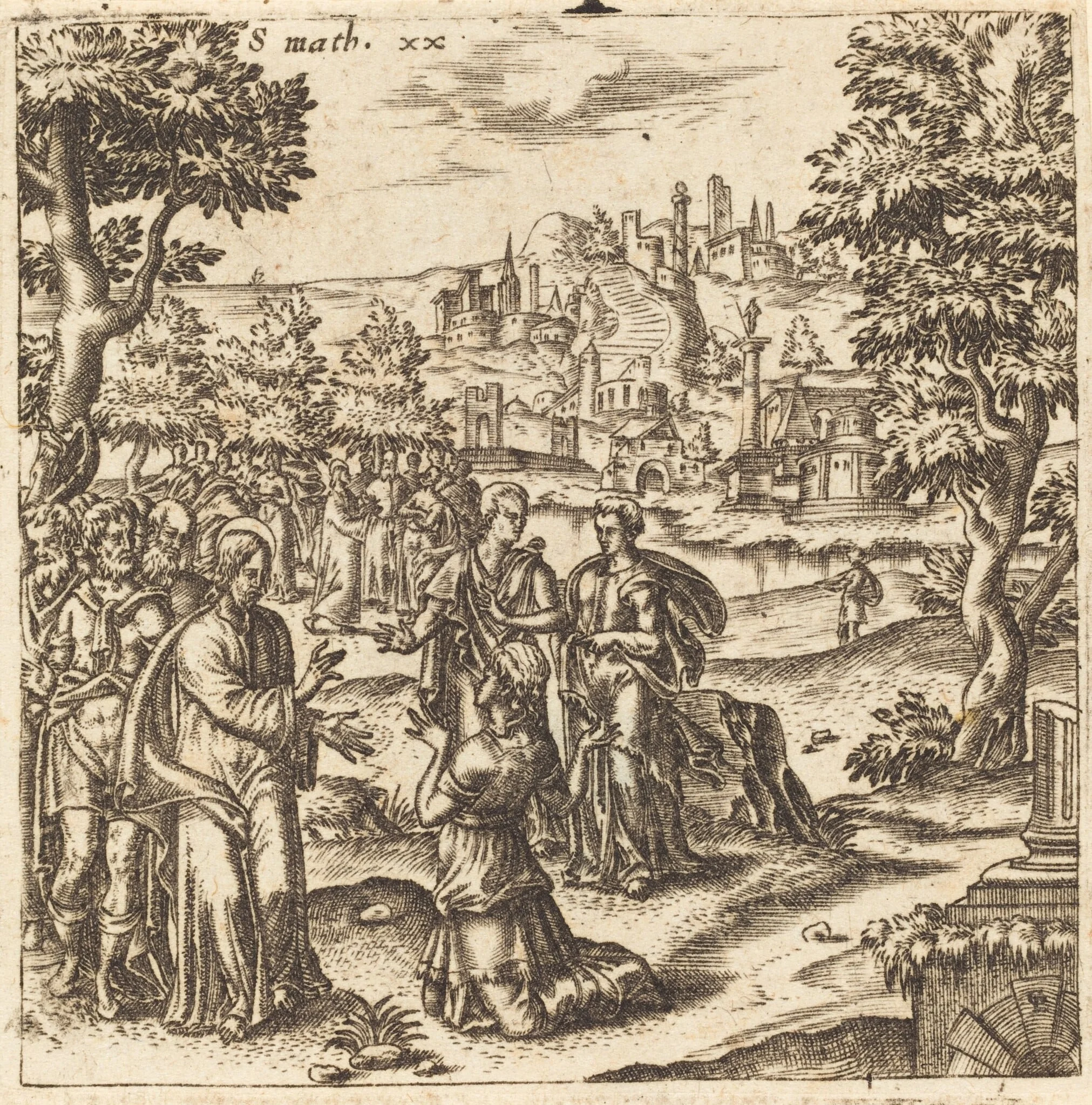 The Children of Zébédée, by Léonard Gaultier, ink, 1578