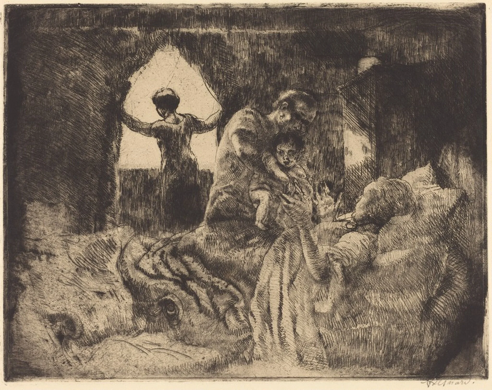 Greeting Grandmother (Le Bonjour à la Grand-mère)