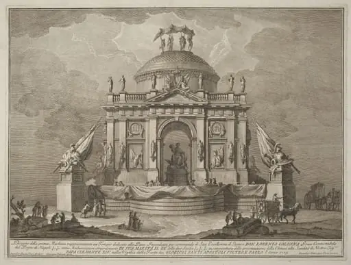 The Prima Macchina for the Chinea of 1773: The Temple of Peace