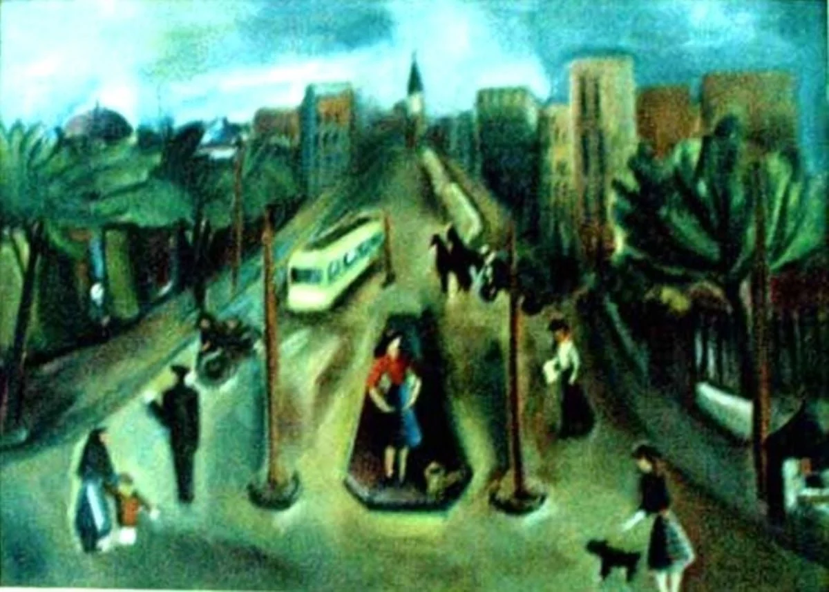 Peisaj, by Margareta Sterian, unspecified, 1932