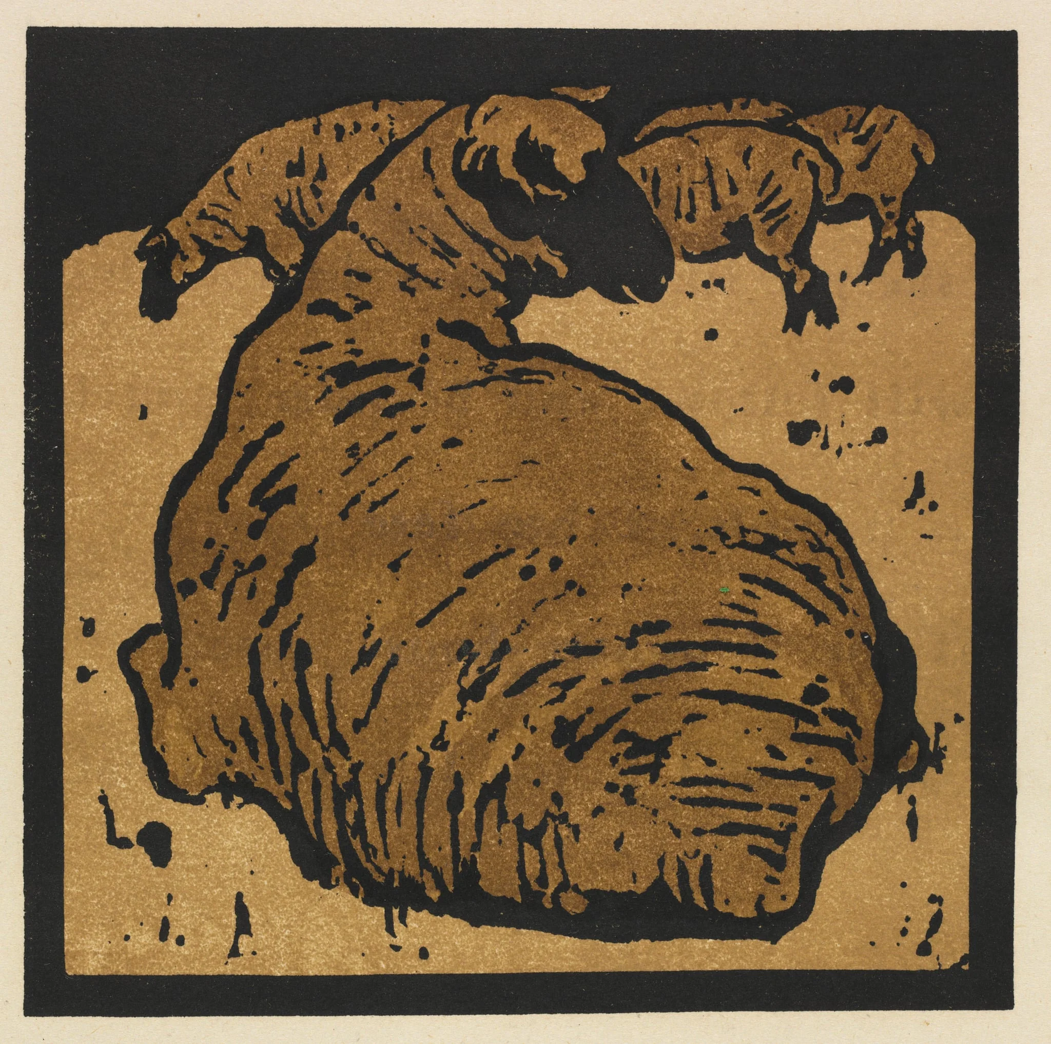 The Square Book of Animals: The Simple Sheep, by William Nicholson, 1899