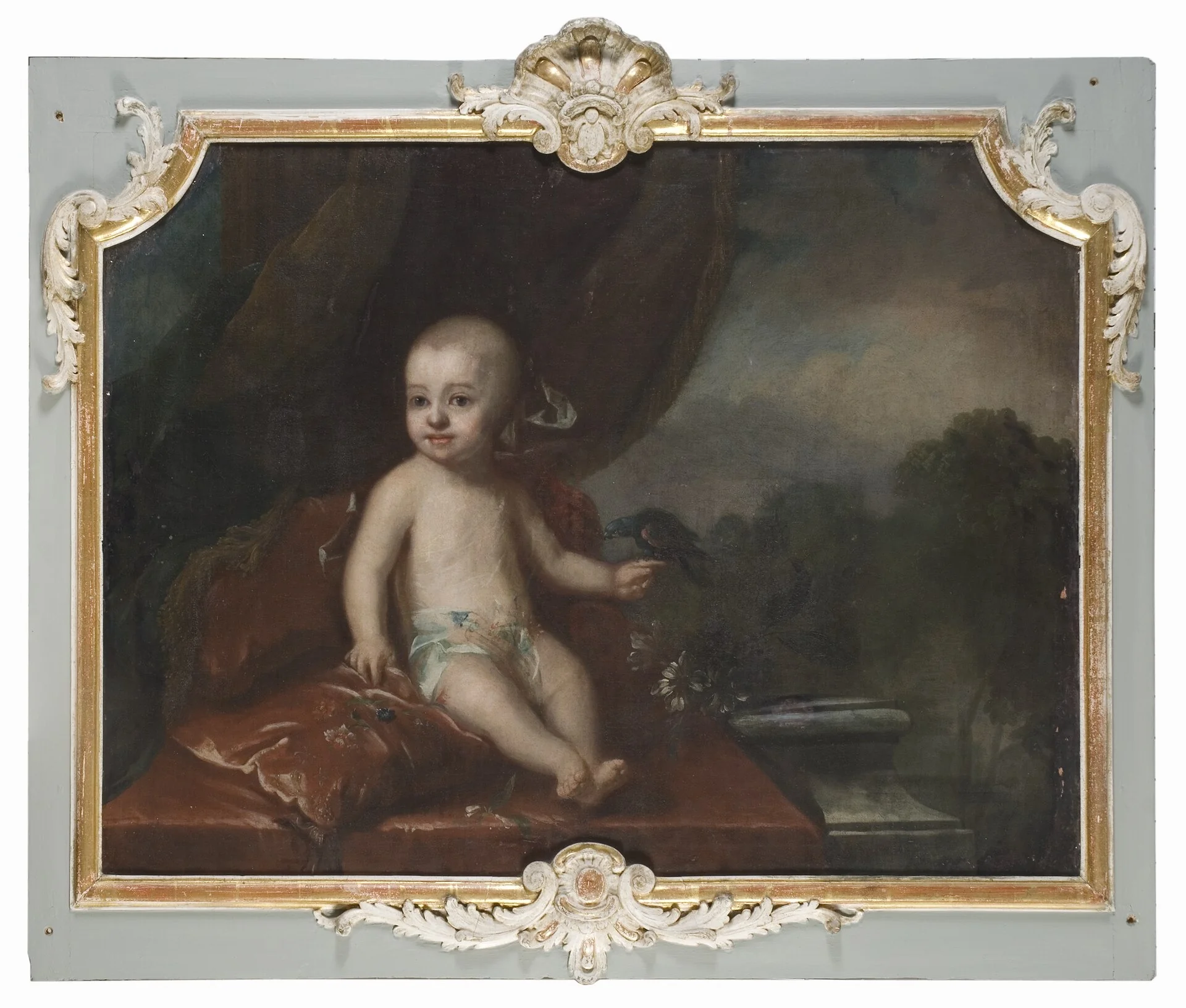 Okänd gosse, by Unknown, oil