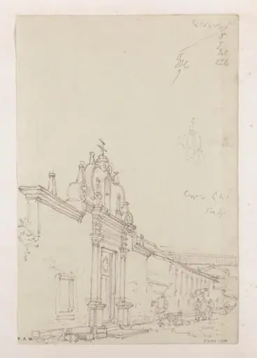 The gateway to the convent of Santa Clara, Macau
