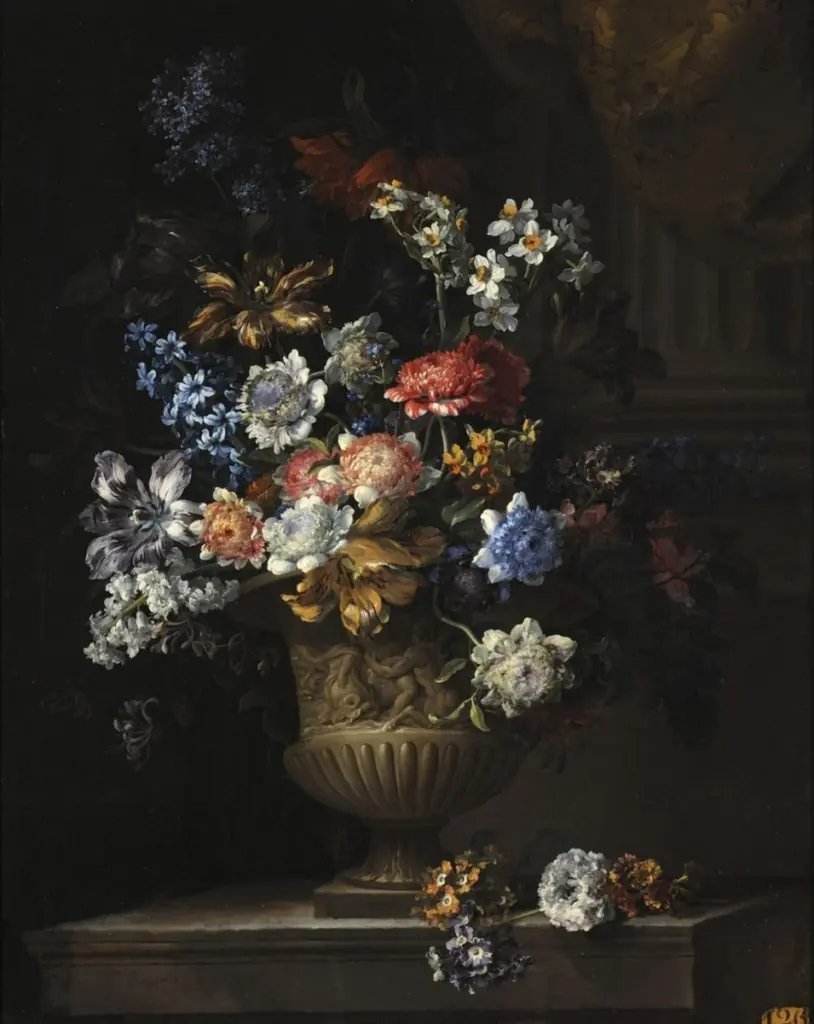 Flowers in a vase