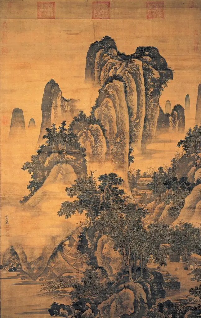 Mountain Village in Spring