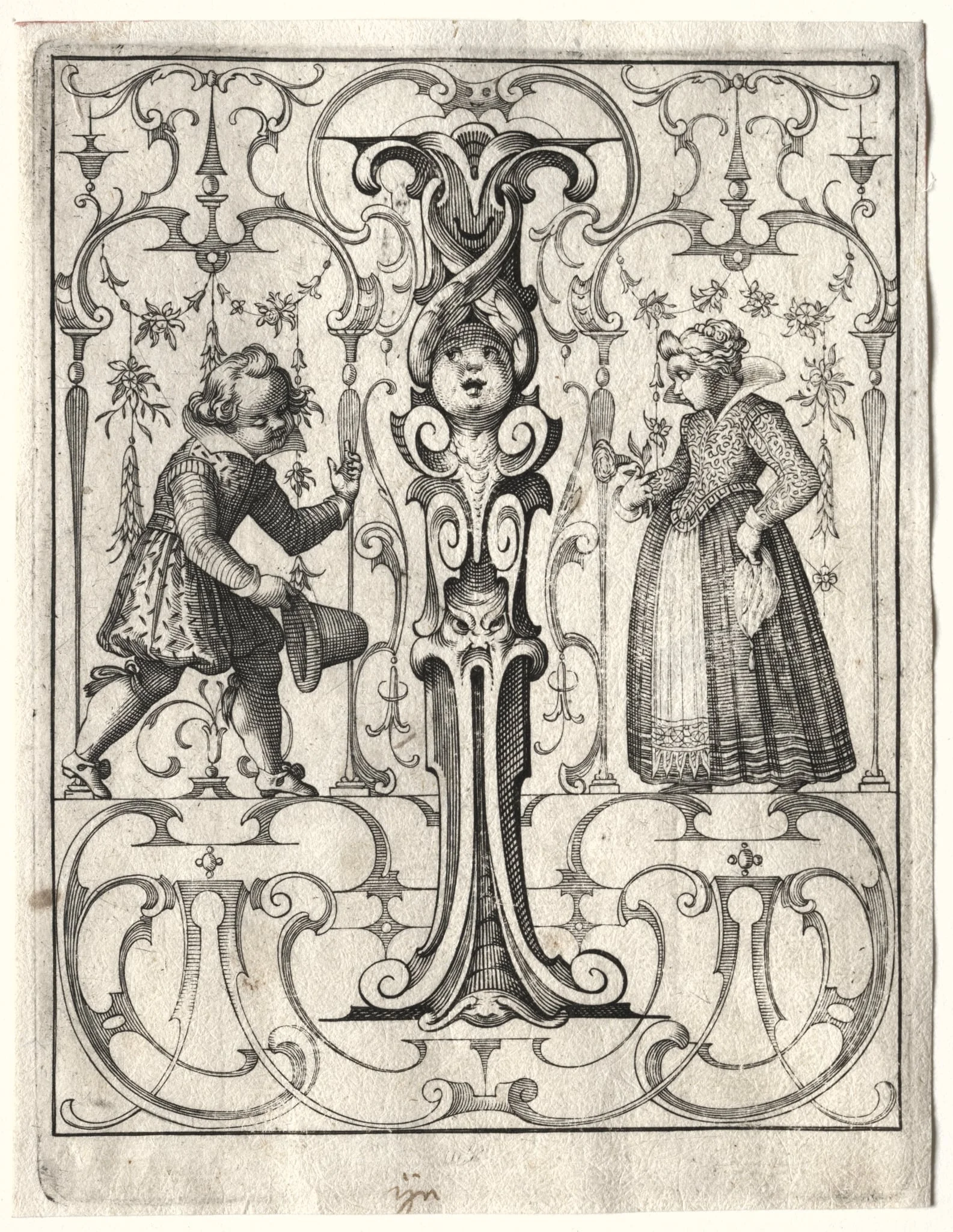 New ABC Booklet:  I, by Lucas Kilian, 1627