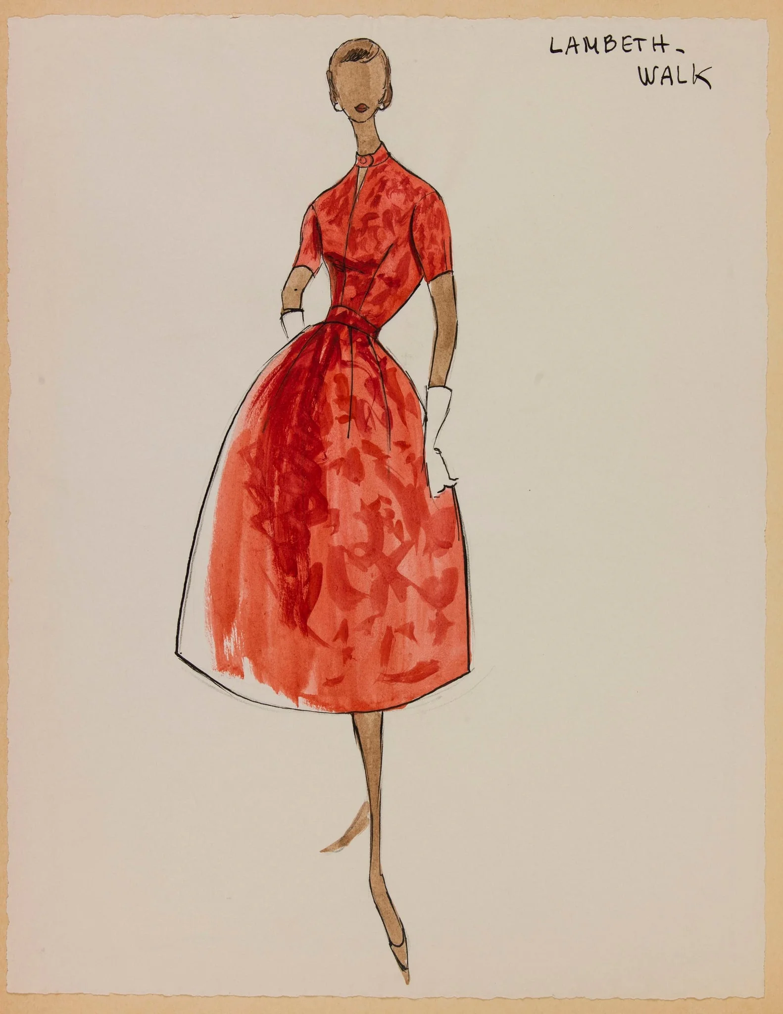 Lambeth-walk, by Carven, 1956