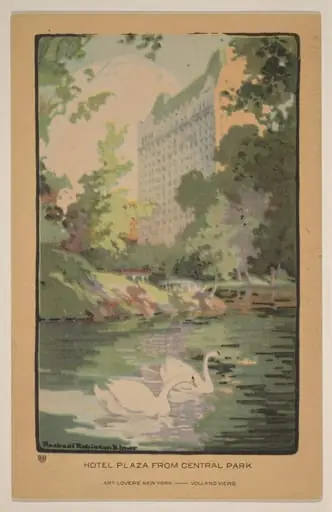 Hotel Plaza from Central Park