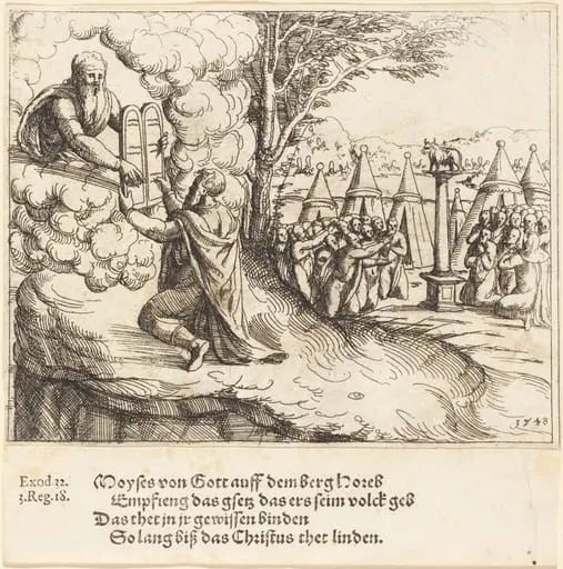 Moses Receiving the Tablets
