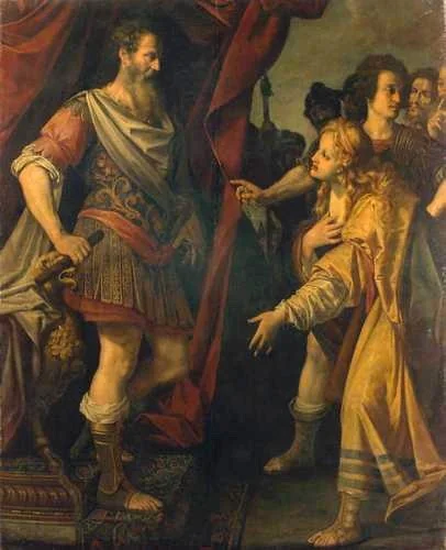 Armida im Lager der Christen (?), by Unknown, unspecified