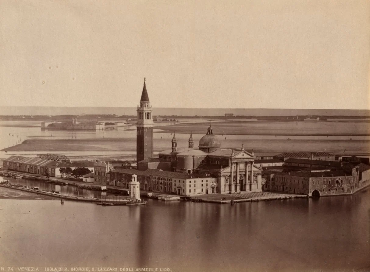 Venice - Island of San Giorgio, San Lazzaro degli Armeni, the Lido, by Unknown, 1804