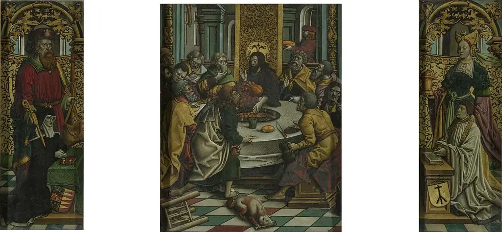 Triptych with the Last Supper and Donors