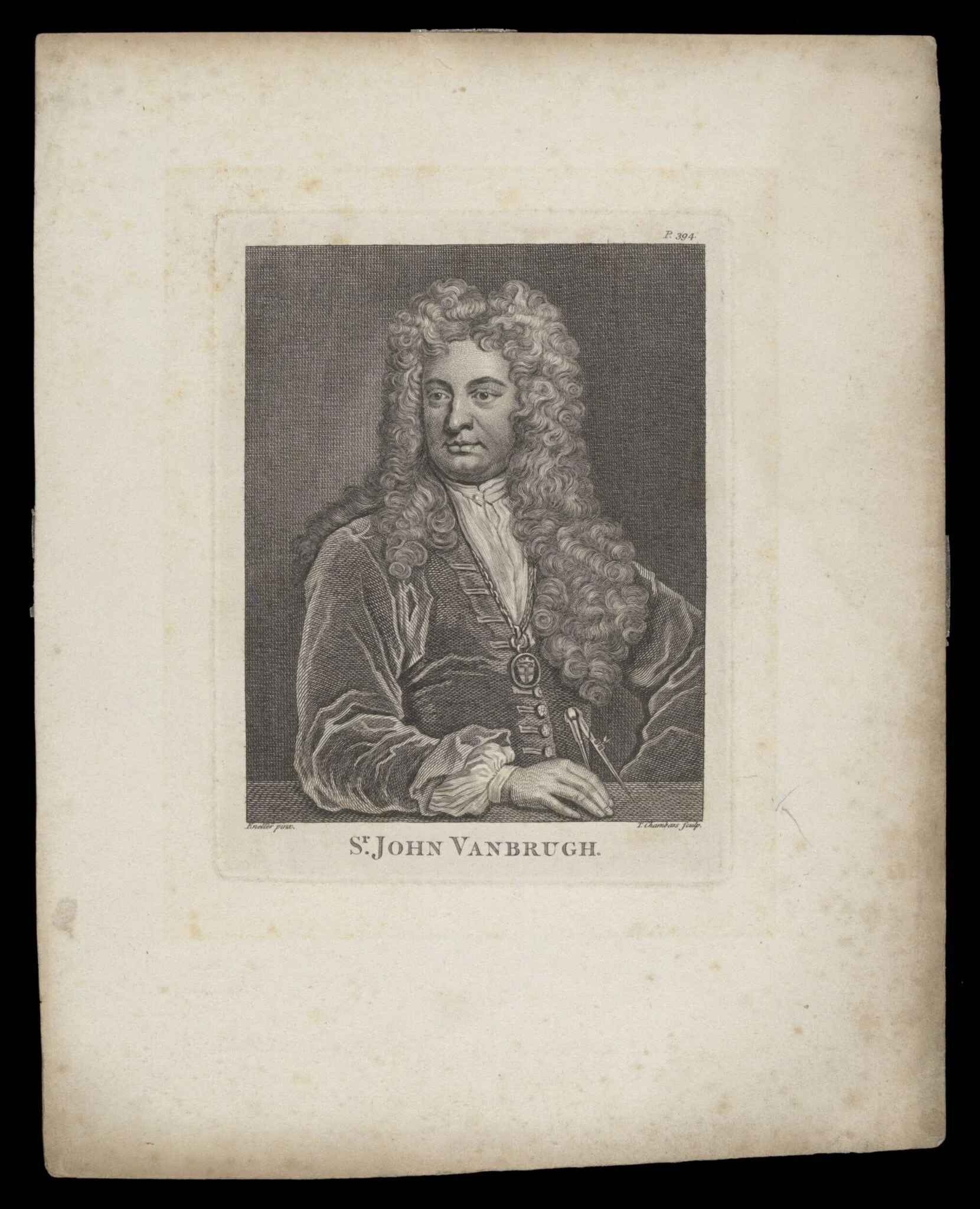 H Beard Print Collection, by Godfrey Kneller, 1750