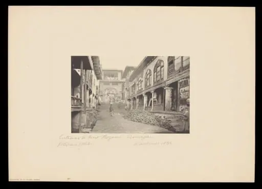 Entrance to New Bazaar, Srinagar, Kashmir