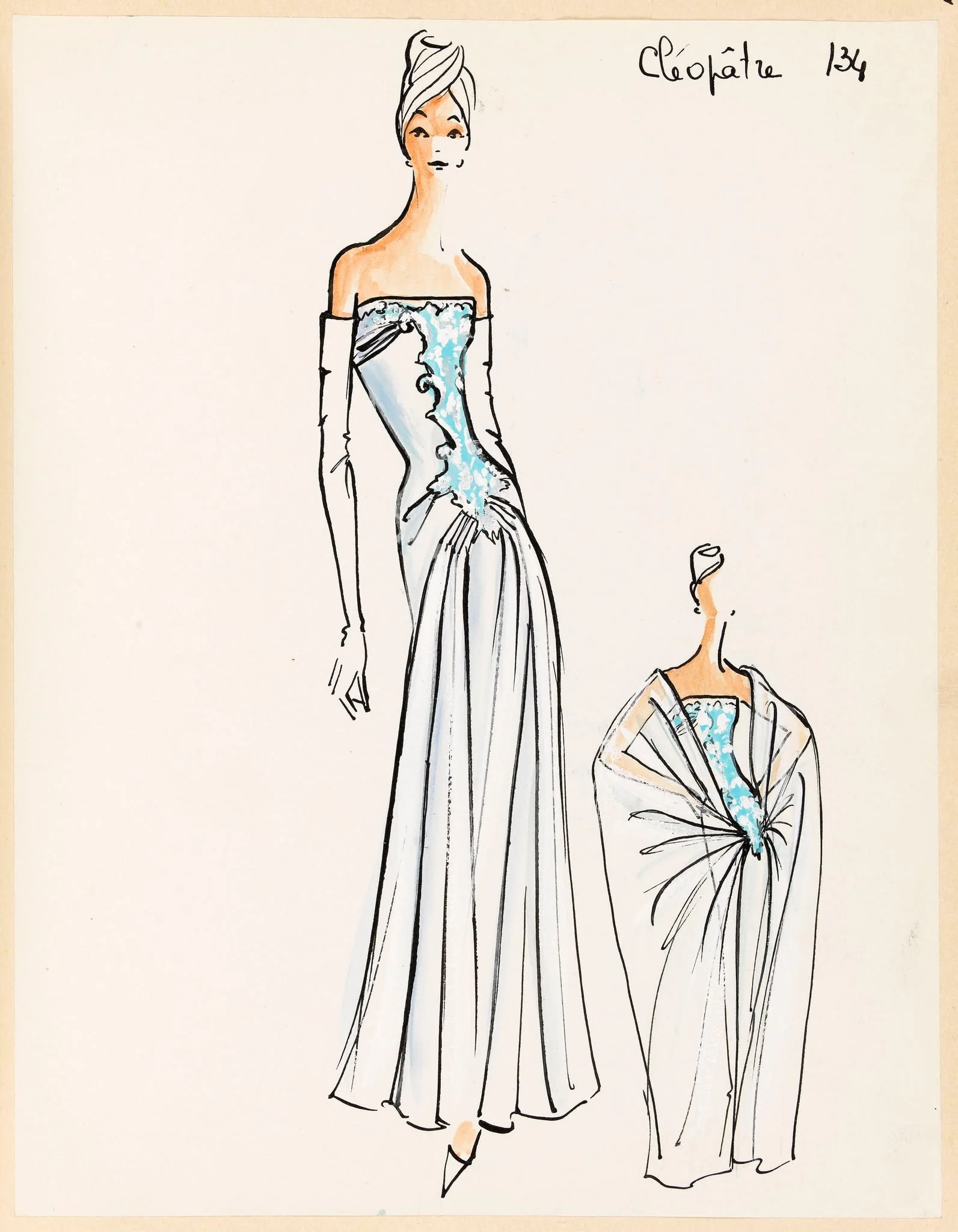 Cléopâtre, by Carven, 1959
