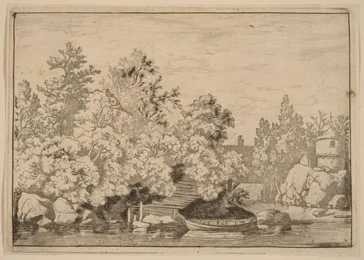 The Cudgel Dam and Covered Bridge