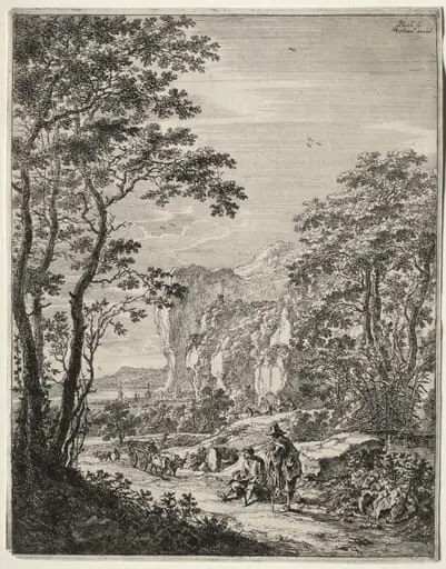 Ox-Cart. View between Ancona and Sinigaglia
