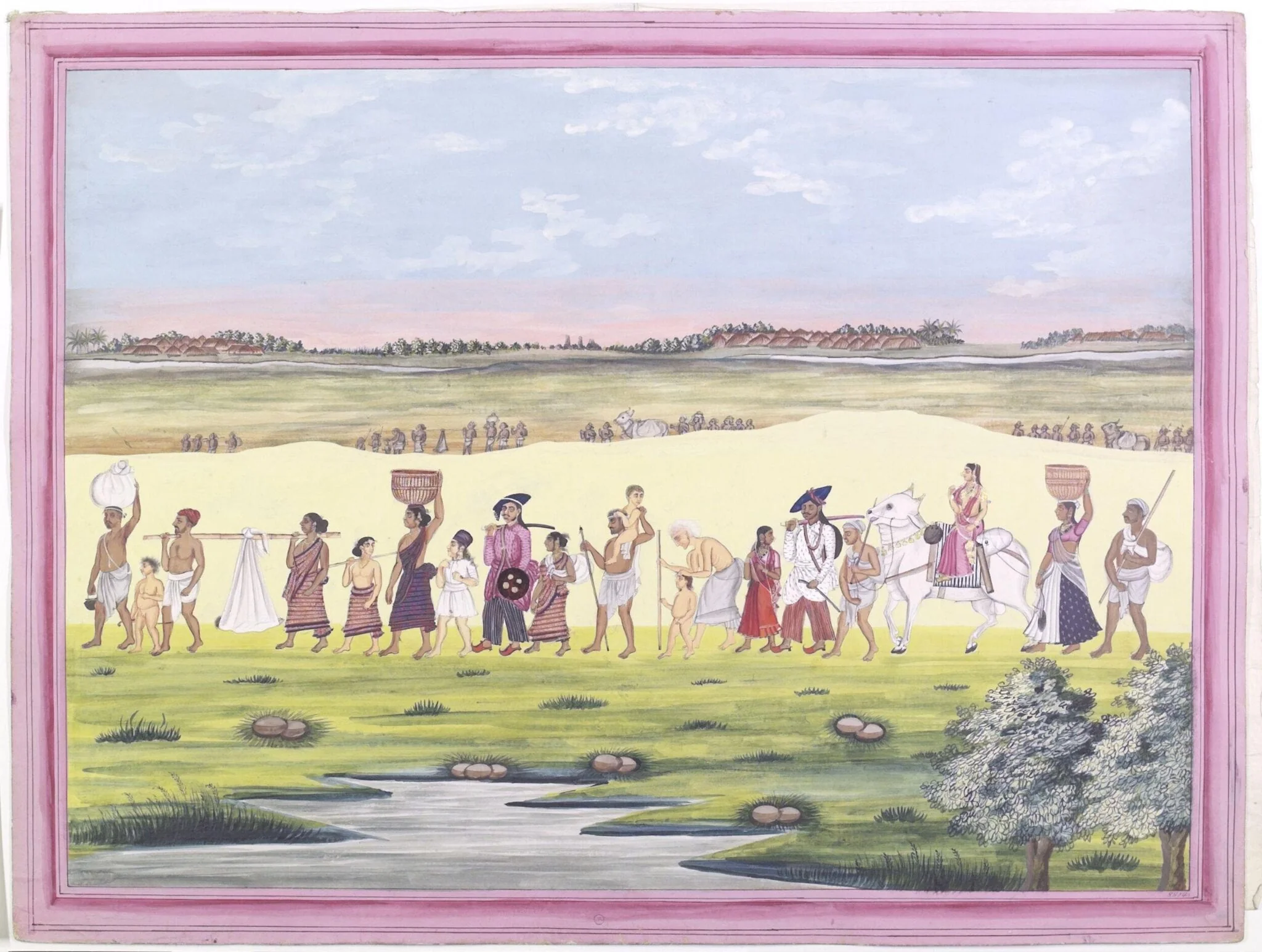Refugees, by Unknown, paint, 1800