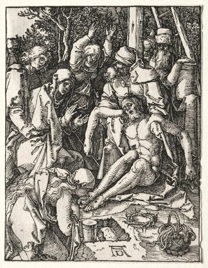 The Small Passion:  Lamentation, by Albrecht Dürer, 1510