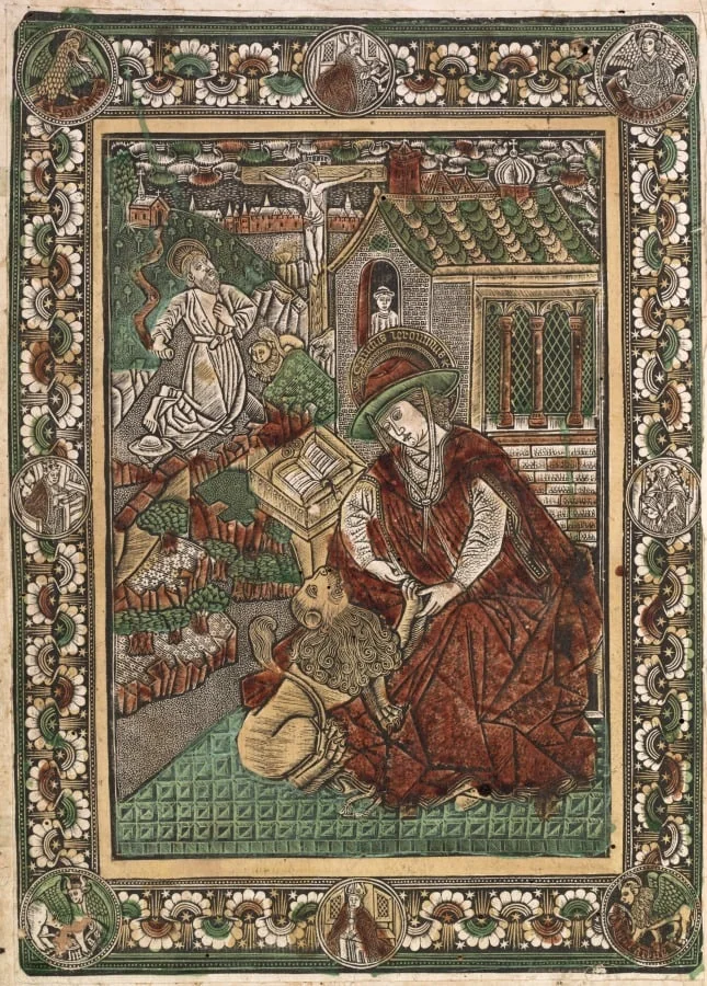 St. Jerome, by Unknown, 1465