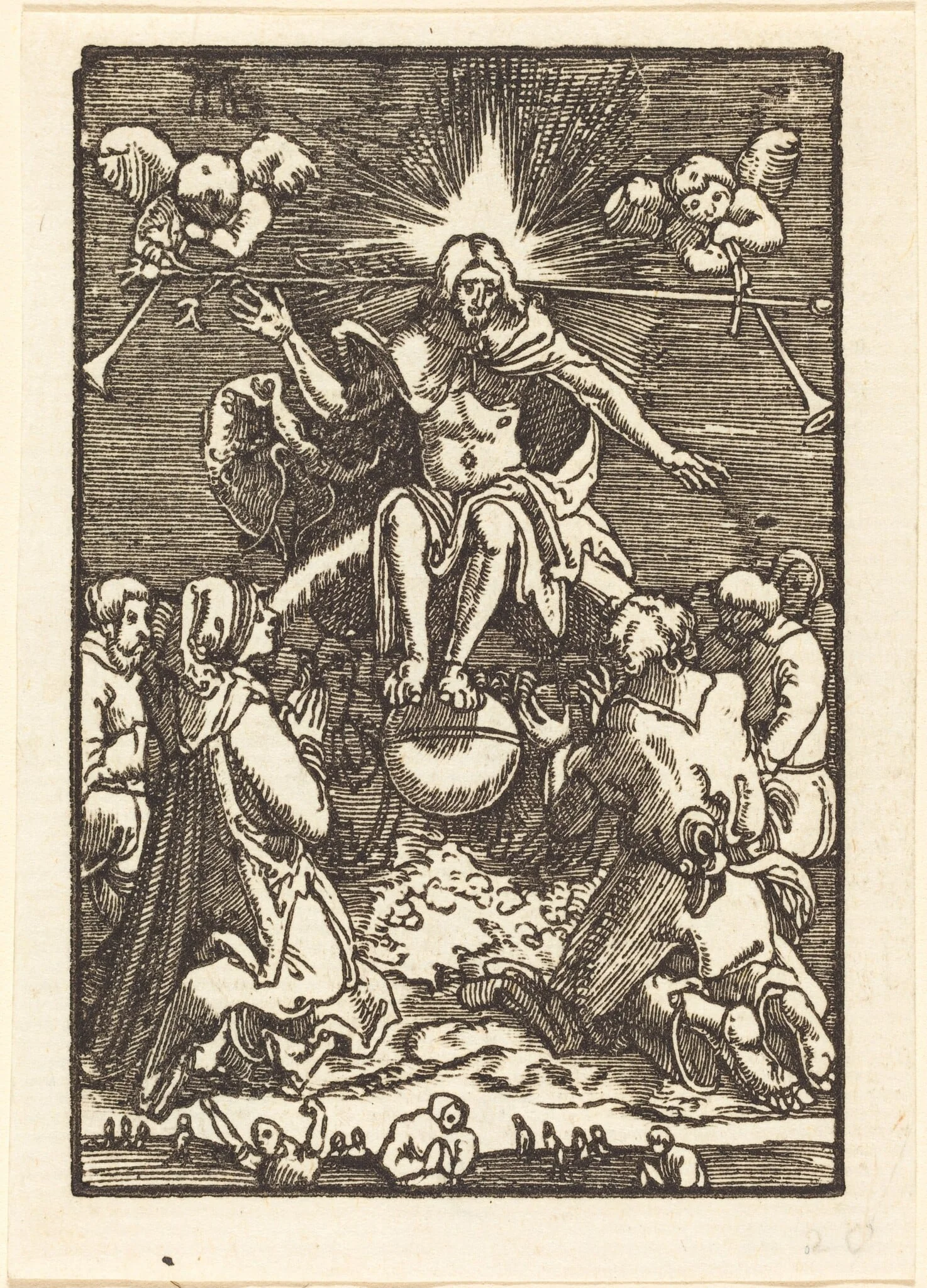 The Last Judgment, by Albrecht Altdorfer, ink, 1513