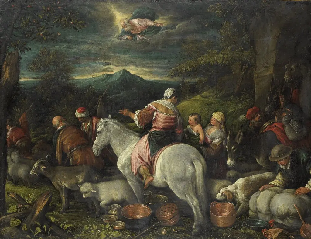 Abraham leaves Haran for Egypt
