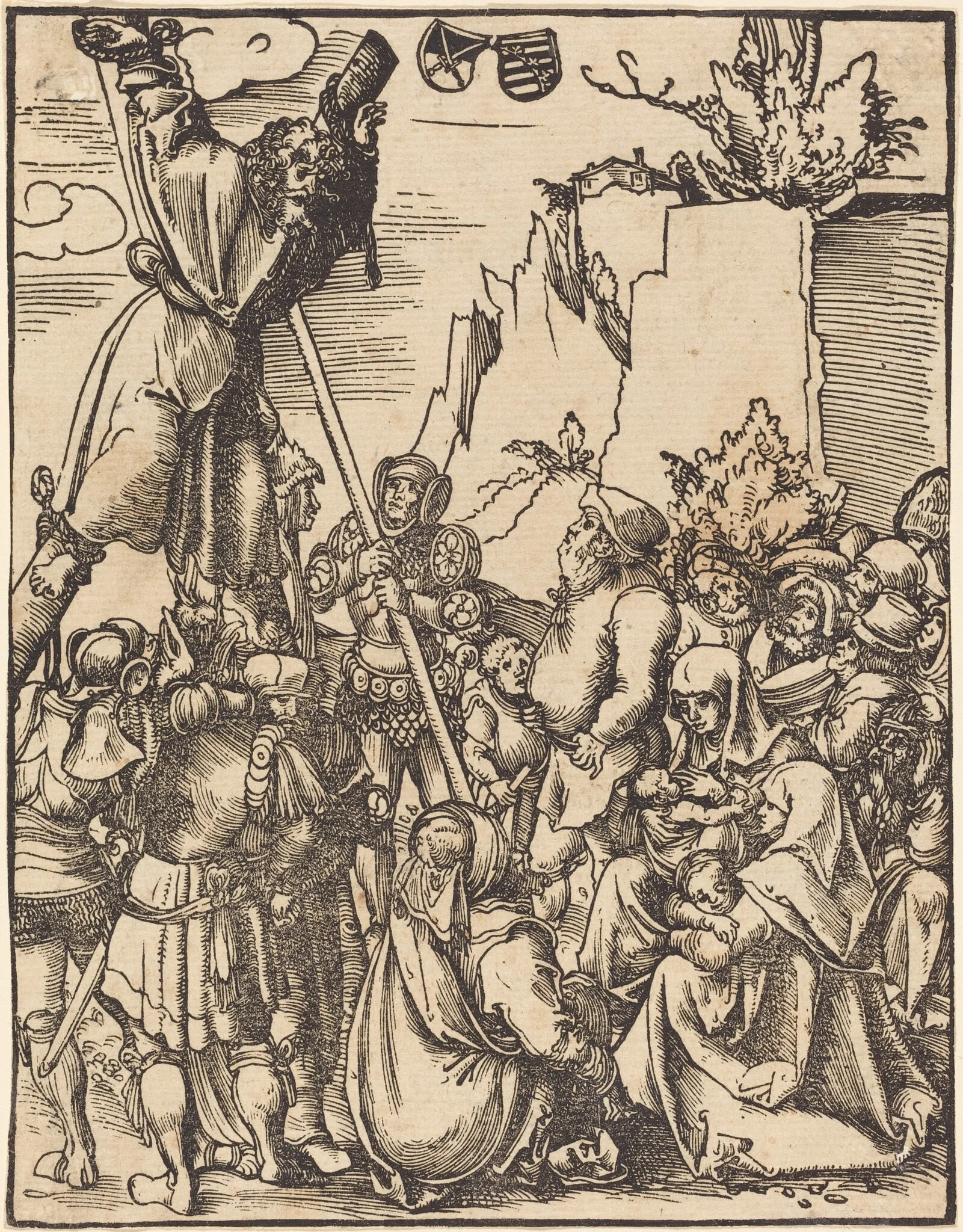 Saint Andrew, by Lucas Cranach the Elder, ink, 1512
