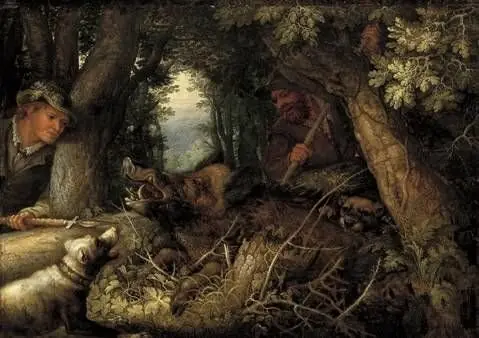 Boar hunting