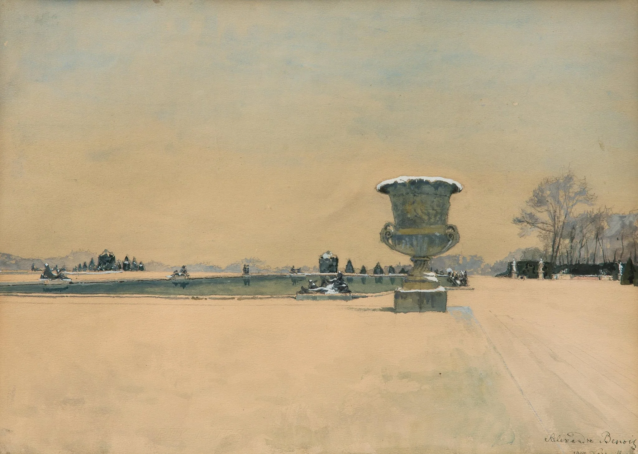 Versaillesin puisto, by Alexander Nikolaevich Benois