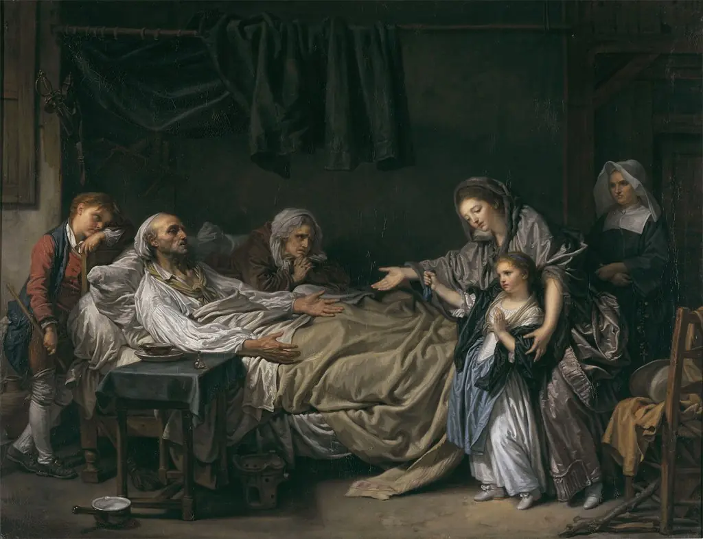 The Lady Giving Charity