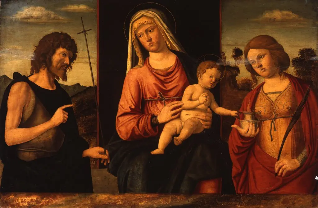 The Virgin and Child with John the Baptist and St. Lucia
