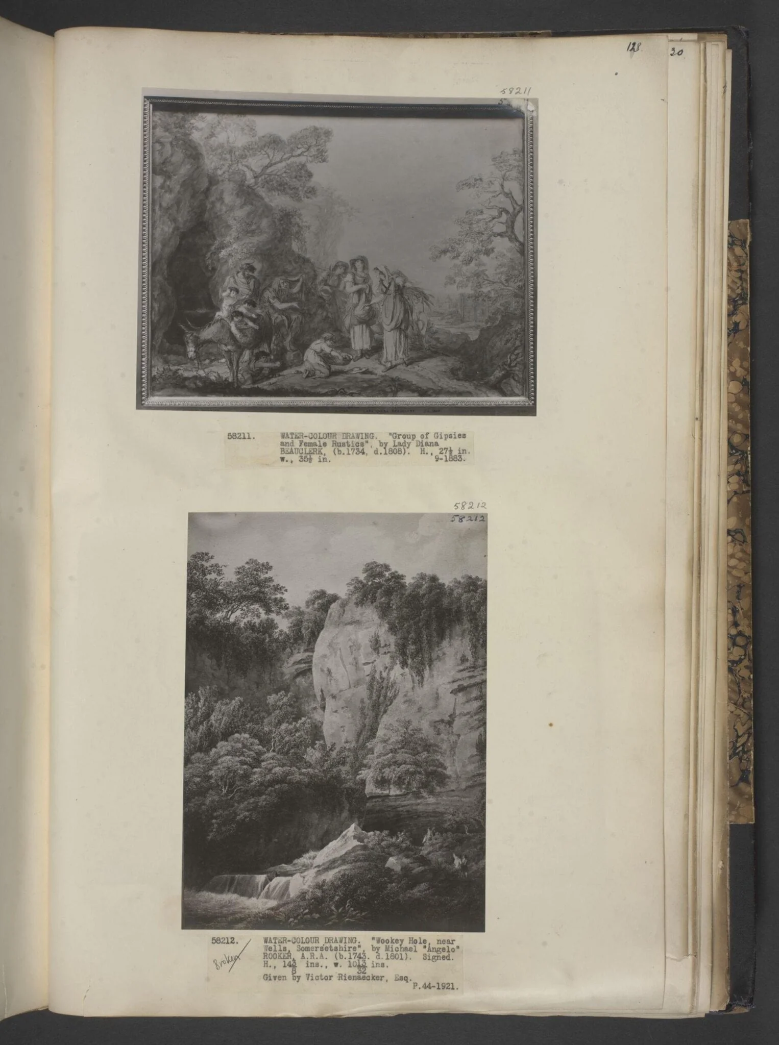 Group of gipsies and female rustics