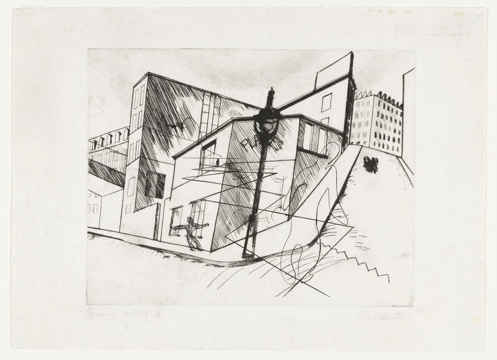 Untitled, by Stanley William Hayter, ink, 1930