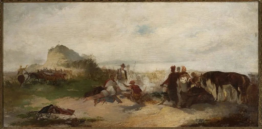 In the steppe