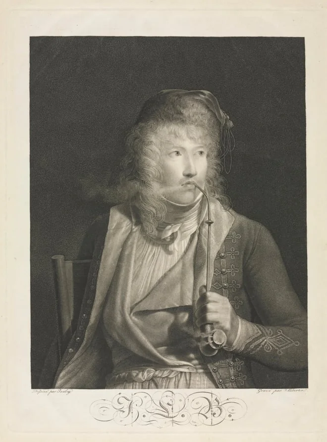 The Painter Jacques-Luc Barbier-Walbonne, by François Aubertin, 1804