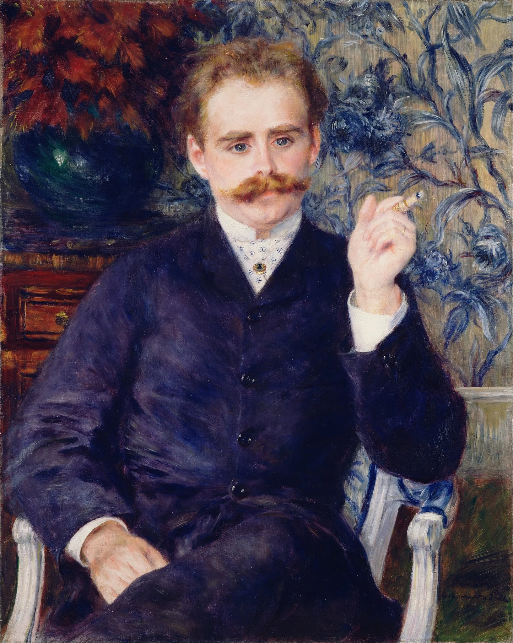 Portrait of Albert Cahen d’Anvers, by Auguste Renoir, oil, 1891